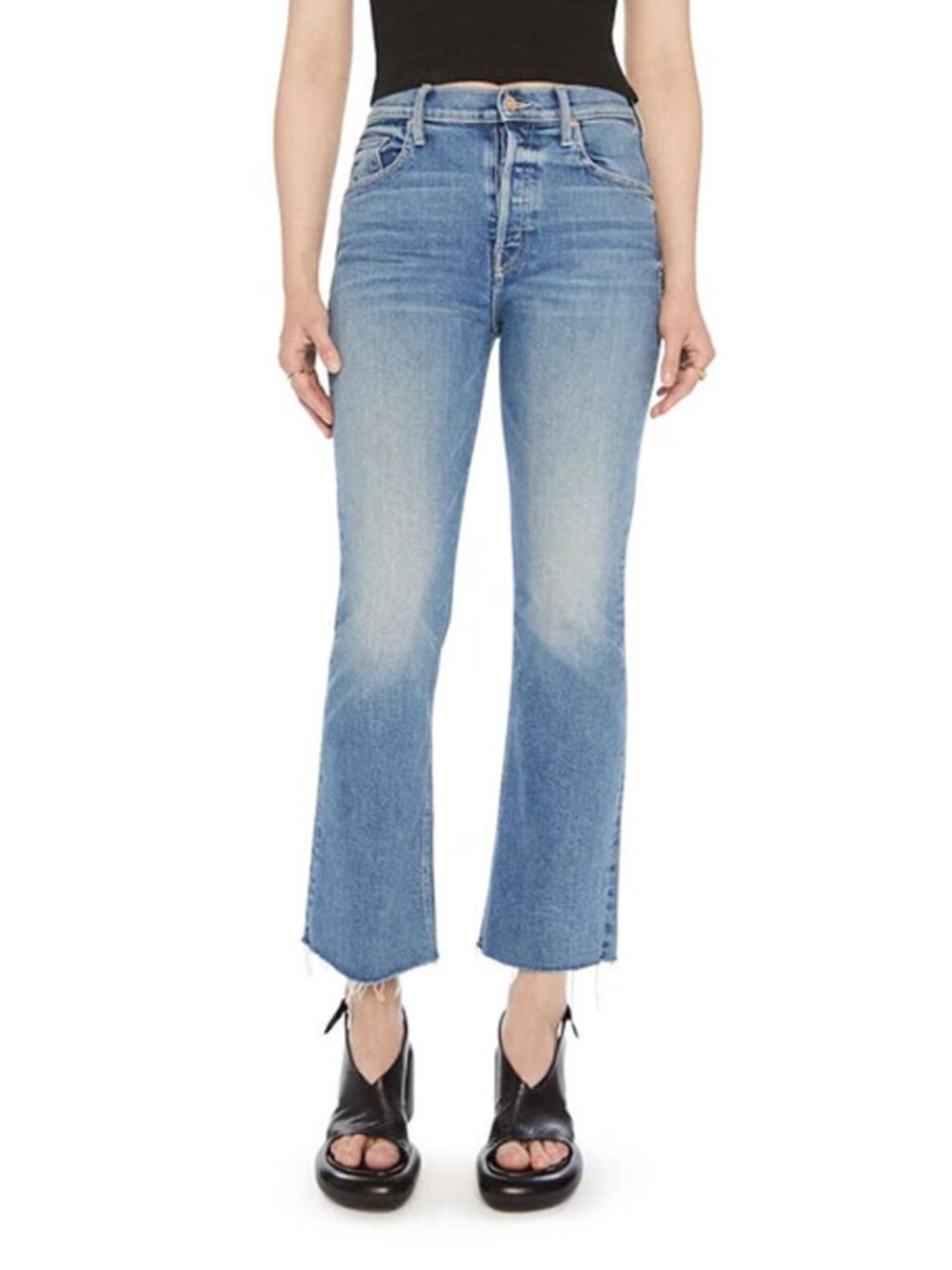 Mother The Tripper Ankle Fray Jeans in Riding the Cliffside 28